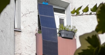 Balkon Solarkraftwerk